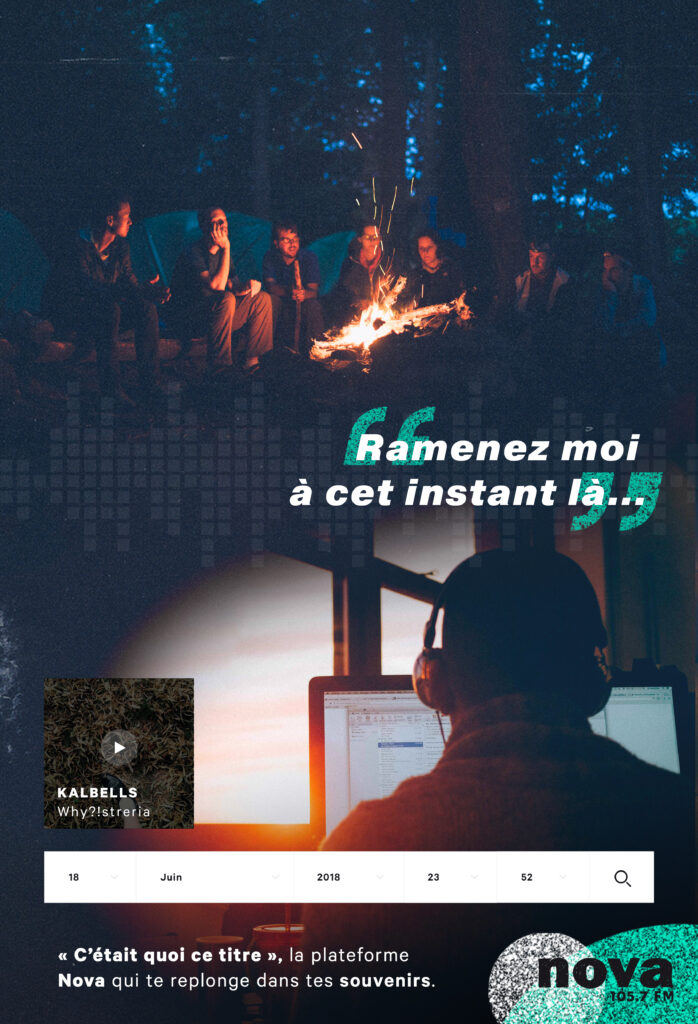 Affiche Radio Nova Format Sucette