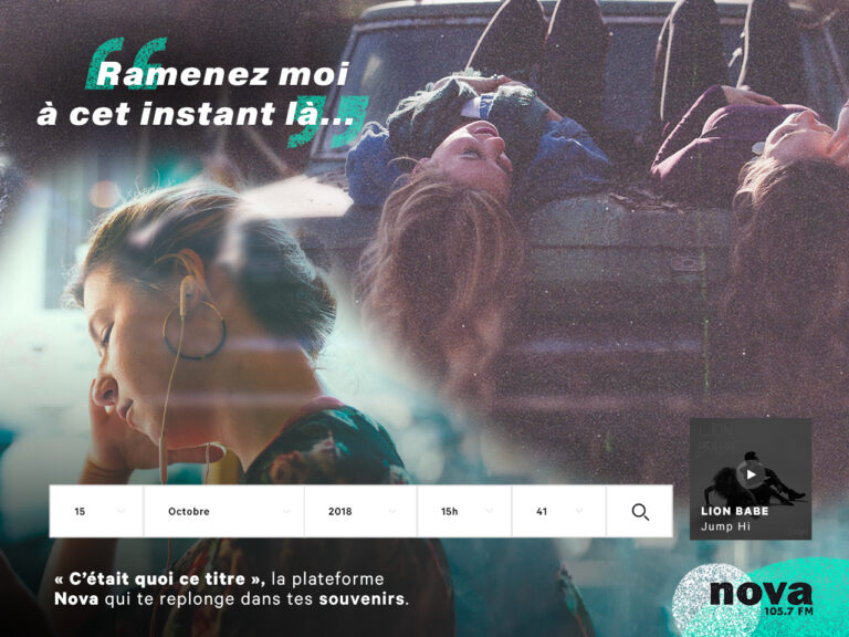 Affiche Radio Nova Format 4 par 3